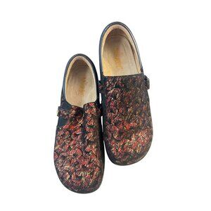 Alegria PG Lite Kara Multicolor Metallic Leather Clos Shoes 42 US 11.5